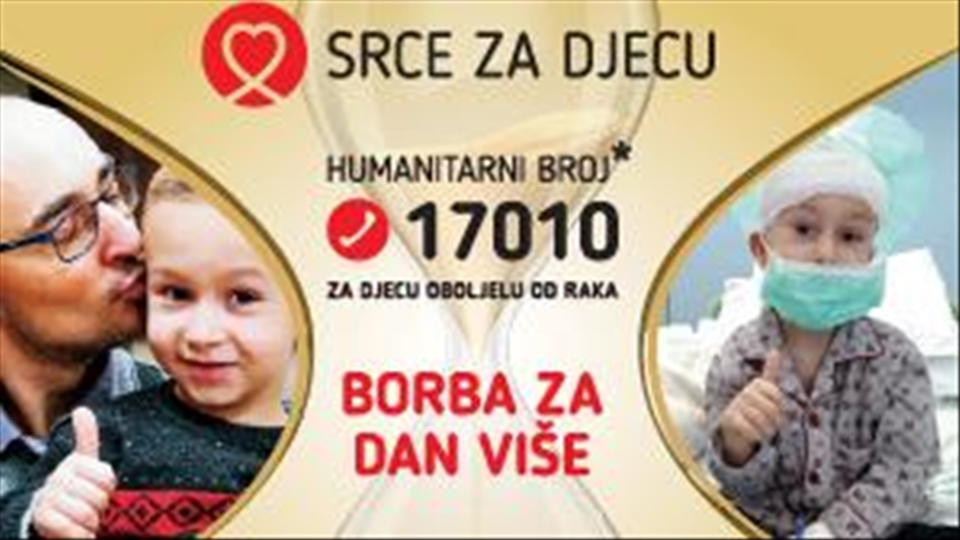 Udruženje Srce za djecu oboljelu od raka: Počinje kampanja "Borba za dan više"