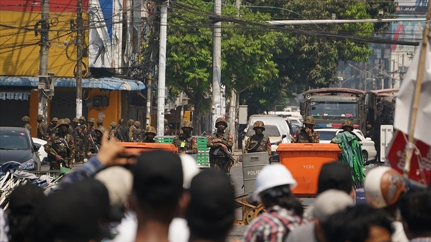 BM, Myanmar'daki darbe karşıtı protestoları, 2011'de Suriye'de başlayan halk ayaklanmasına benzetti
