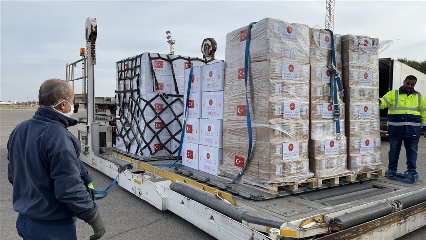 ليبيا تتسلم 150 ألف جرعة لقاح كورونا من تركيا