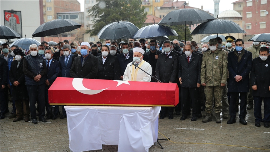 Şehit Uzman Çavuş Hacı Halil Kızılay, Malatya'da son yolculuğuna uğurlandı