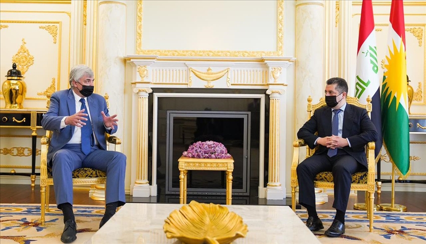 مەسرور بارزانی و باڵیۆزی رووسیا لە عێراق کۆبوونەوە