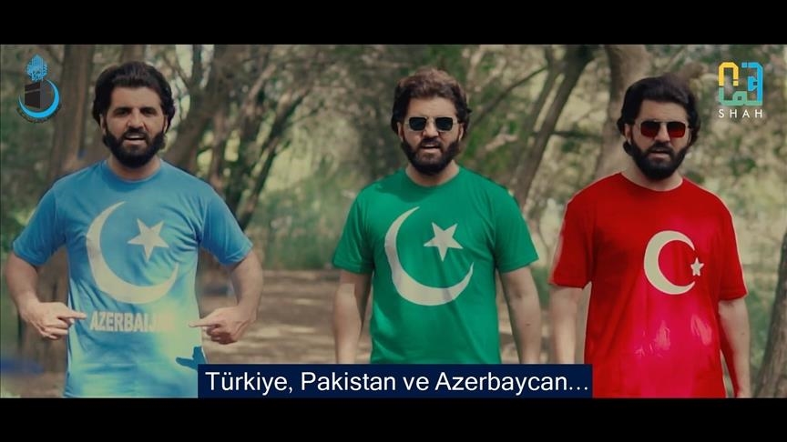 Pakistani artist composes song for ties among Turkey, Azerbaijan, Pakistan