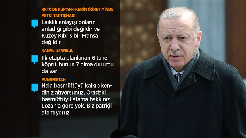 Cumhurbaşkanı Erdoğan: Dışişleri Bakanımız Dendias'ın tutumu karşısında haddini bildirdi