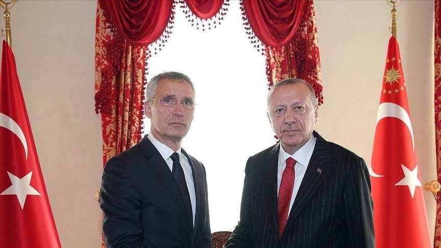 Turkish president speaks over phone with NATO chief