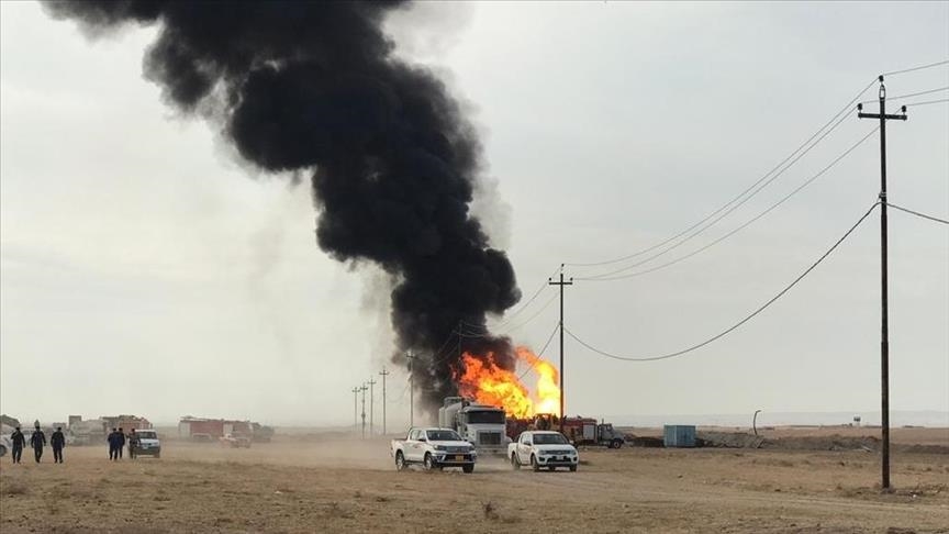 العراق.. مسلحون يفجرون بئر نفط في كركوك