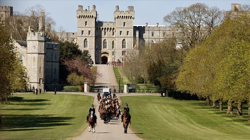 Royaume Uni Obseques Du Prince Philip A La Chapelle Du Chateau De Windsor