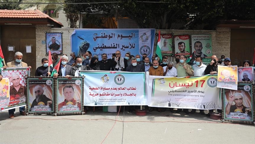 Gaza: une marche de solidarité avec les détenus dans les prisons israéliennes