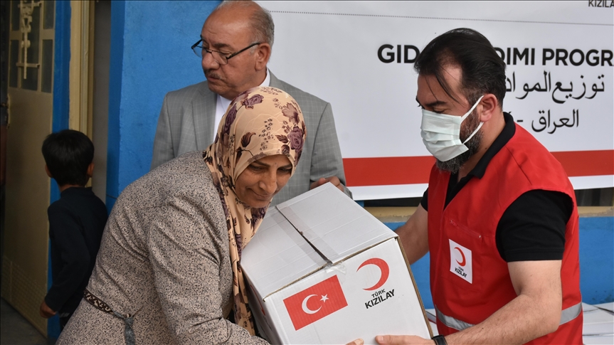 Le Croissant-Rouge turc fournira une aide alimentaire à 4 500 familles irakiennes pendant le Ramadan