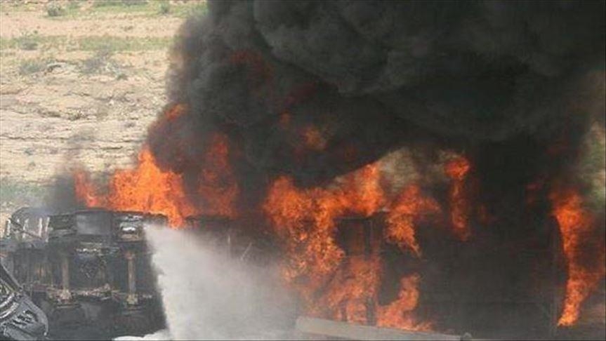 Nigeria: 7 killed, 50 houses burn in tanker explosion