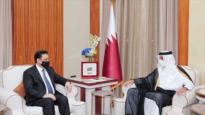 أمير قطر يؤكد دعمه للبنان ويدعو لتغليب المصلحة الوطنية