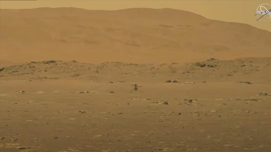 NASAyê Ingenuitya firokeya piçûk a ku bi Perseveranceyê ra şandibû Marsê, firand
