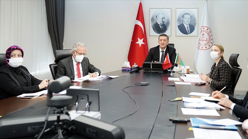 Bakan Ziya Selçuk: Ortak Türkmen-Türk Genel Eğitim Okulumuza ilişkin mutabakat sağladık