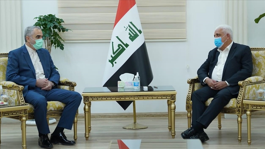 دیداری سەرۆکی دەستەی حەشدی شەعبی و بریکاری وەزیری بەرگریی ئێران