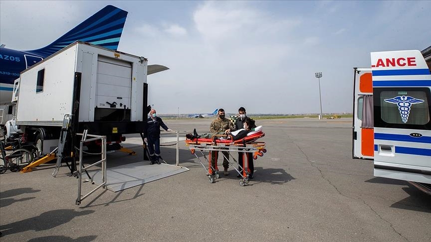 12 more Azerbaijani war veterans in Turkey for care