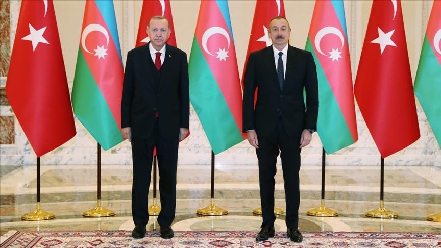 Turkish, Azerbaijani leaders exchange views on 'latest developments'