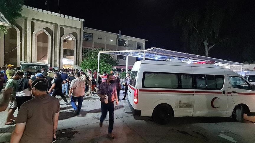 Ji bo şewata ku li Bexdayê di nexweşxaneya pandemiyê da derket li welêt 3 rojan şîn hat îlankirin