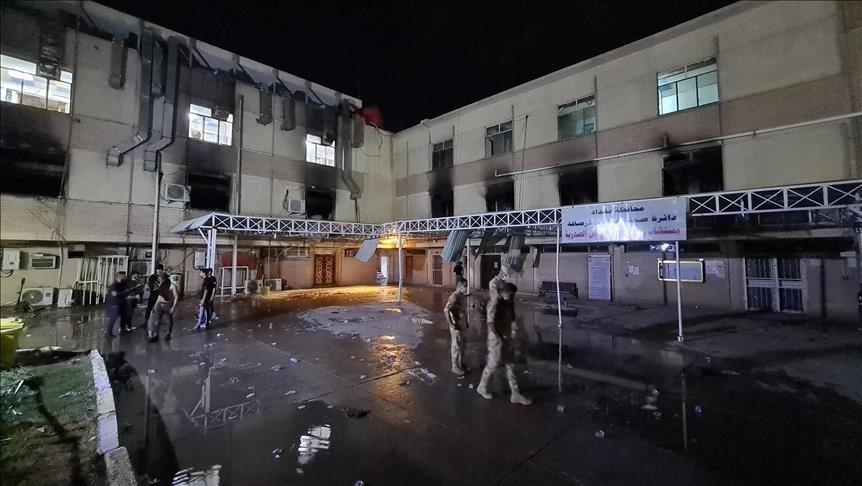 مفوضية حقوق الإنسان بالعراق: مقتل 130 شخصا بحريق مستشفى بغداد