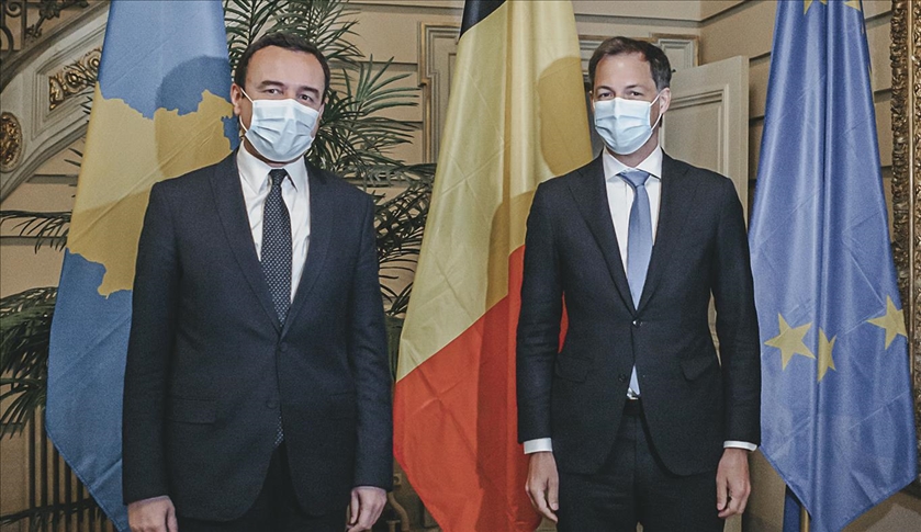 Kryeministri Kurti fillon vizitën dyditore në Bruksel, takon homologun belg De Croo