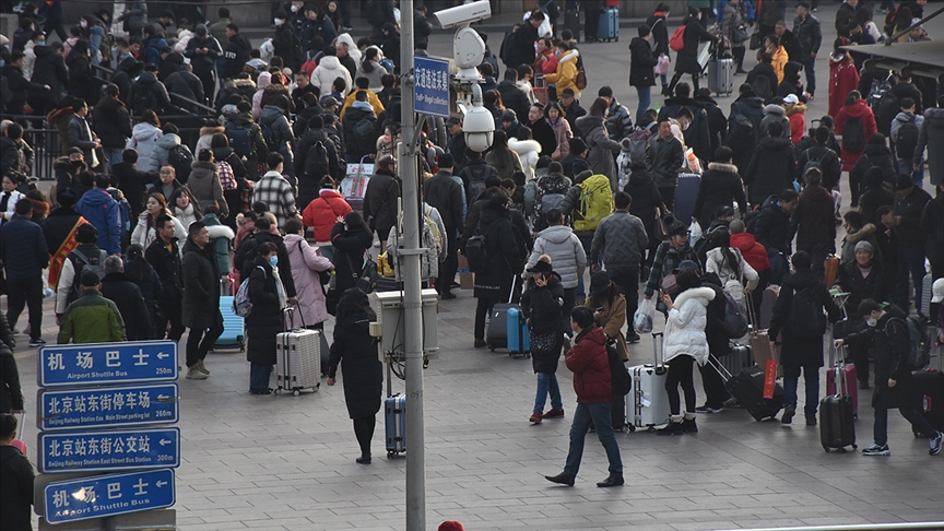 Çin'de 5 günlük İşçi Bayramı tatilinin ilk gününde 18,3 milyon tren yolculuğu yapılması bekleniyor 