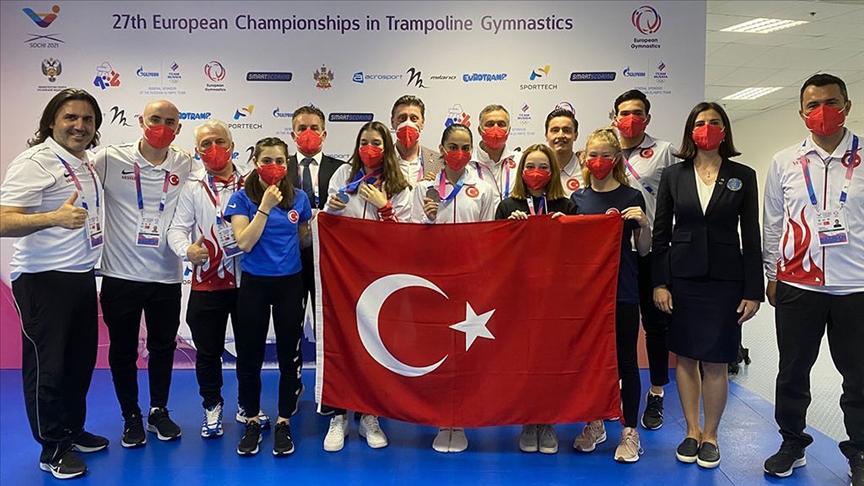 Avrupa Trampolin Cimnastik Şampiyonası'nda Elif Çolak, bronz madalya kazandı