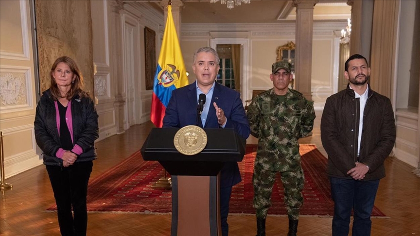 Iván Duque anuncia que mantendrá 'asistencia militar' frente a la 'grave alteración del orden público' en Colombia