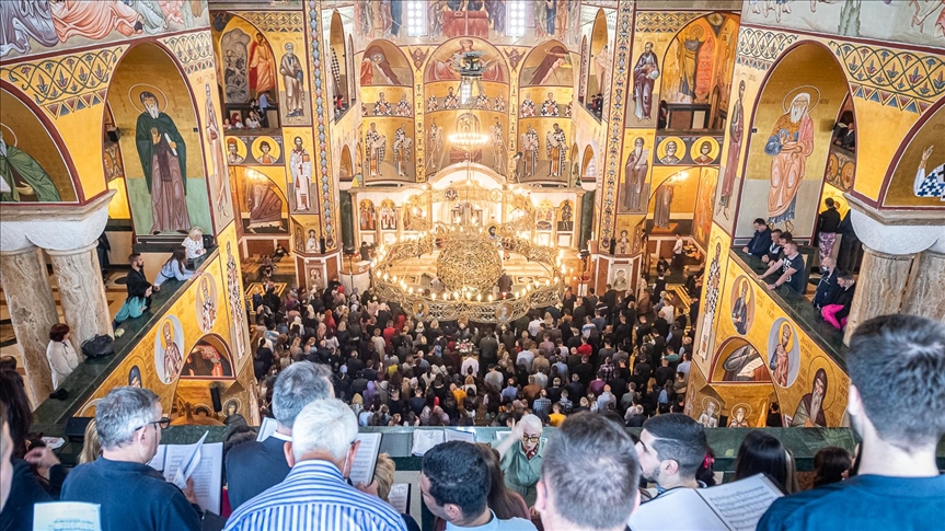 Podgorica: Vaskršnju liturgiju predvodio episkop Metodije