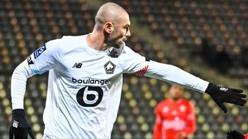 Turkish forward Burak Yilmaz named player of month for April at Lille
