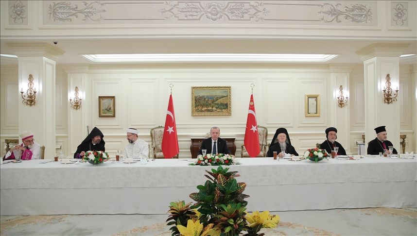 Representatives of minority groups thank Turkish president