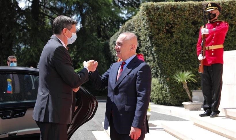Претседателот на Албанија, Мета, се состана со неговиот словенечки колега Пахор
