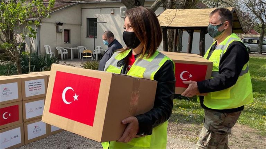 Turkish charity gives food aid to needy Gambian families