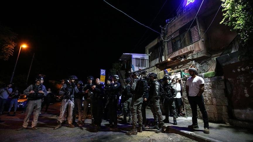 Les forces israéliennes tirent des balles en caoutchouc contre les Palestiniens en sit-in à "Sheikh Jarrah"