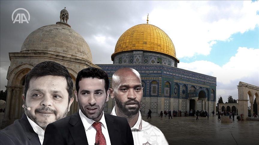 "القدس تنتفض".. رياضيون وفنانون عرب يدعمون نضال فلسطين