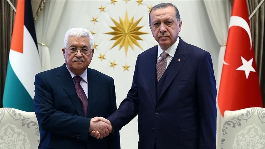Der türkische Erdogan spricht telefonisch mit dem palästinensischen Präsidenten Hamas-Chef