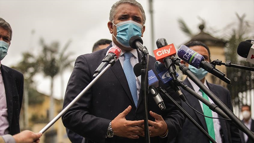 Iván Duque llama a levantar los bloqueos en medio del paro nacional en Colombia