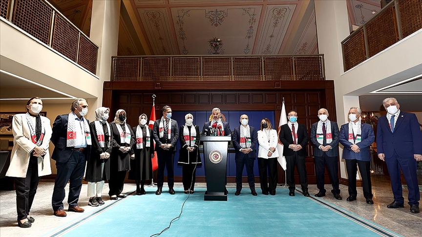 Türkiye-Filistin Parlamentolar Arası Dostluk Grubu İsrail'in Kudüs ve Mescid-i Aksa'daki saldırılarını kınadı
