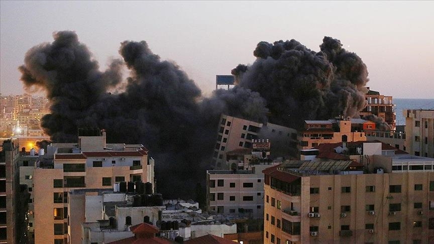 ВВС Израиля полностью уничтожили одну из самых больших высоток в Газе