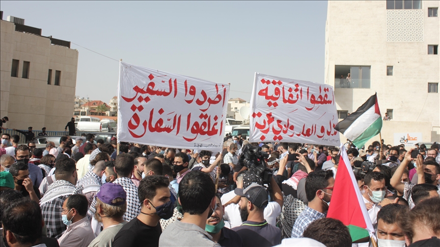 Jordanian protestors call for expulsion of Israeli envoy