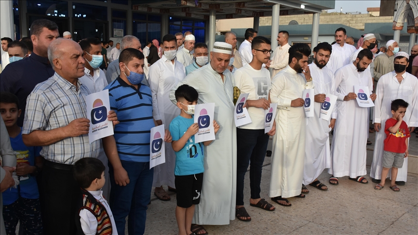 عراقيون يطالبون الحكام بموقف "يتناسب وحجم الجريمة" الإسرائيلية