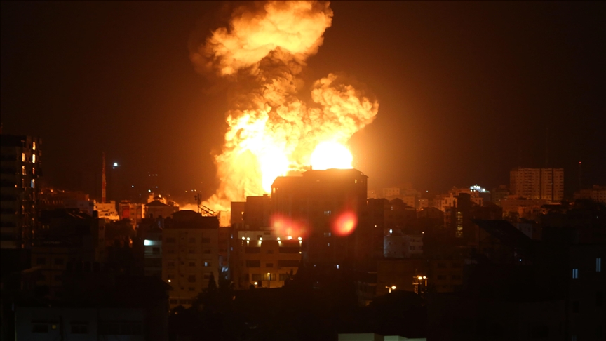 Israeli warplanes continue to hit targets across Gaza