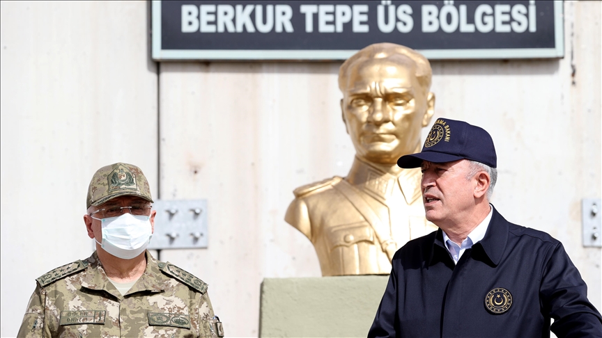 Milli Savunma Bakanı Akar: Türkiye'ye 'yayılmacı' diyenler, 1821-2020 arasındaki haritaya baksınlar, kim yayılmacı