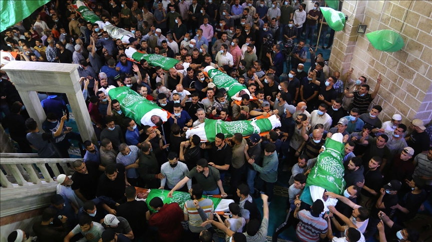غزة.. تشييع جثامين 13 شهيدا جراء عدوان إسرائيل المتواصل