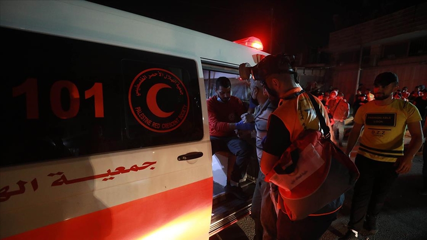 Filistin Kızılayı: İsrail askerinin işgal altındaki Batı Şeria'da Filistinlilere müdahalesinde 139 kişi yaralandı