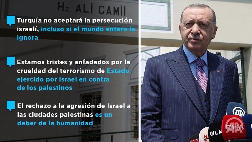 Erdogan: ‘Turquía no aceptará la persecución israelí, incluso si el mundo entero la ignora'