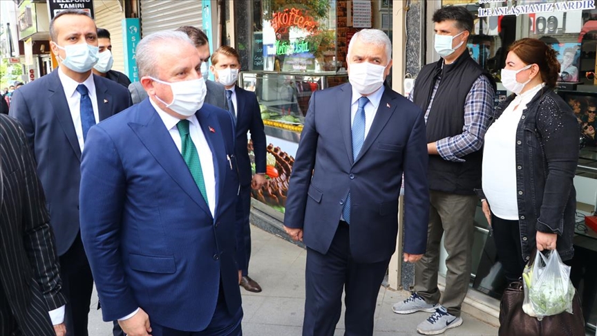 TBMM Başkanı Şentop, Tekirdağ'da incelemelerde bulundu