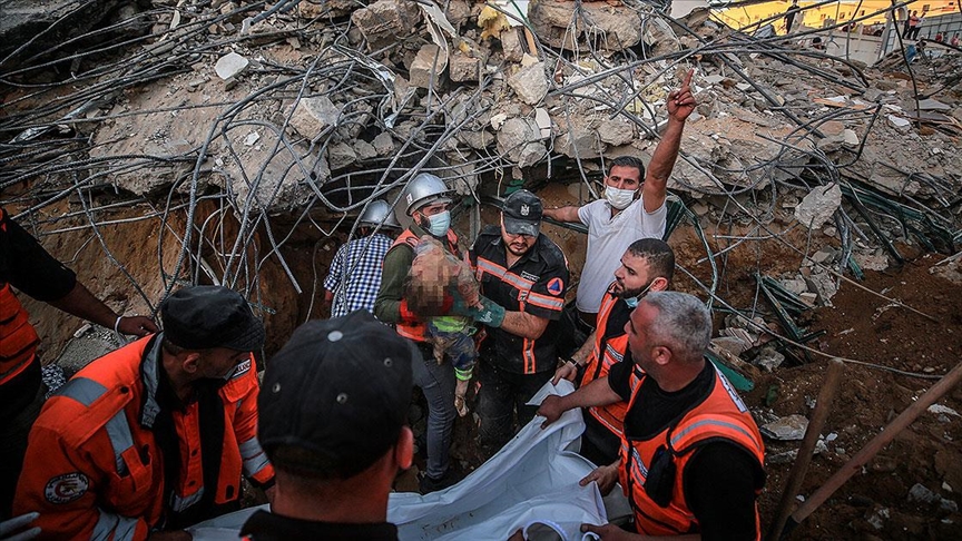 İsrail, Gazze Şeridi'ne hava saldırılarını sürdürüyor: Şehit sayısı 124'e yükseldi