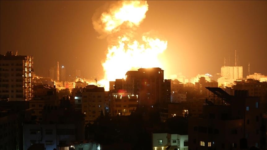 160 طائرة أطلقت 450 صاروخًا على 150 هدفًا ليلة أمس شمالي غزة 
