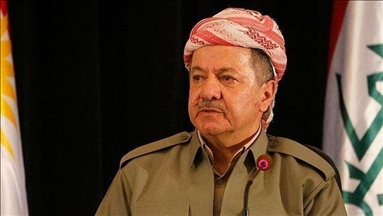 مەسعود بارزانی پەیامێک ئاراستەی سەرۆکی فەڵەستین دەکات