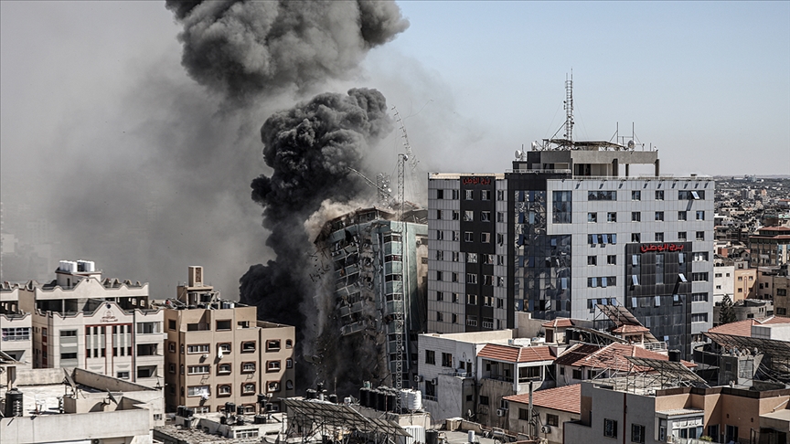 İsrail'in AP ve Aljazeera'nın ofislerinin bulunduğu binayı bombalaması ABD basınında geniş yer buldu