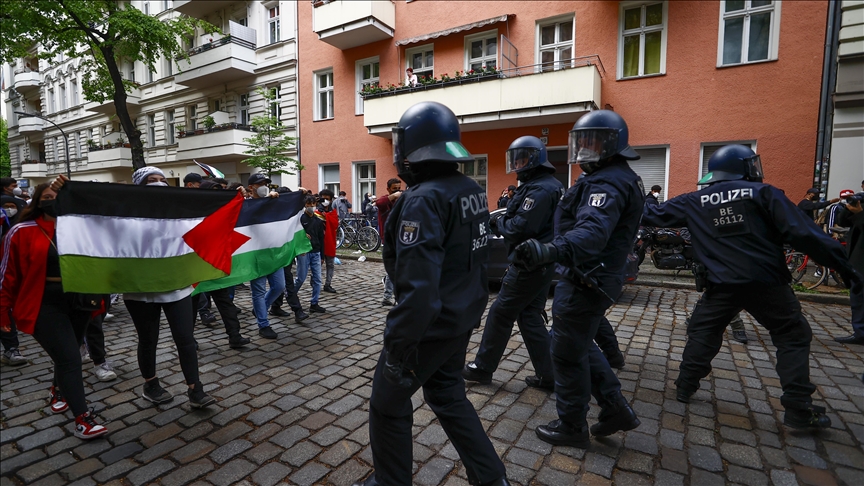 German police break up pro-Palestine march in Berlin