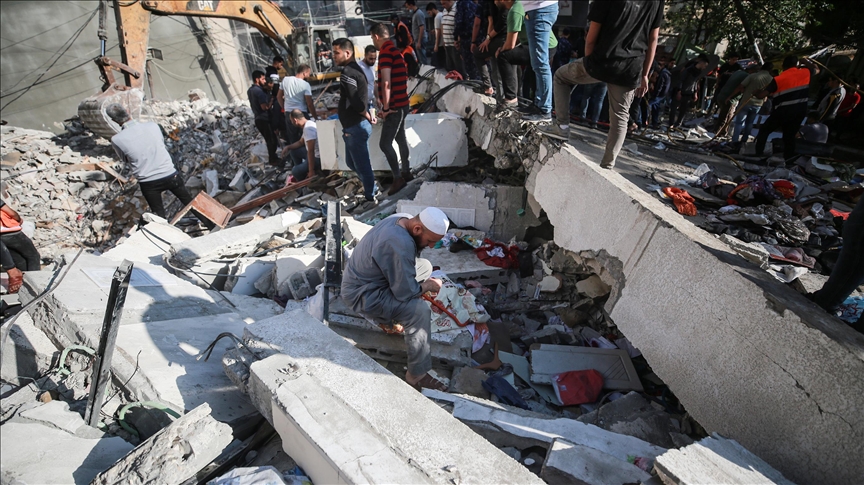 Israel kills 42 Palestinians in overnight raids on Gaza residential area
